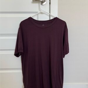 Fabletics Red Short Sleeve Tee